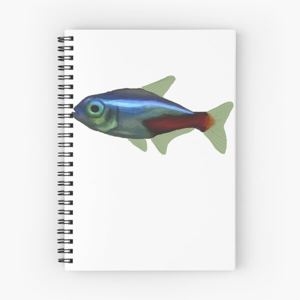 Item preview, Neon Tetra - Neon Tetra Painting - Neon Tetra Shirt - Marine Biologist Gift - Fish Painting designed and sold by Galvanized.
