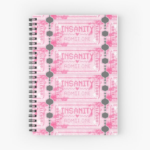 Item preview, Pink Insanity Admission Ticket designed and sold by NicholiCosplay.