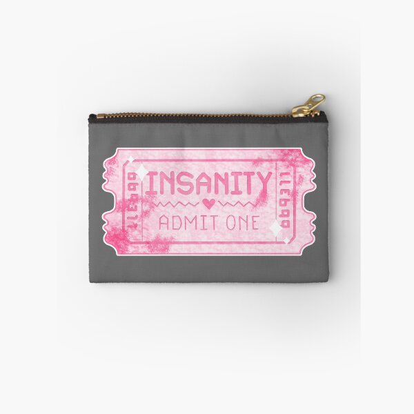 Item preview, Pink Insanity Admission Ticket designed and sold by NicholiCosplay.