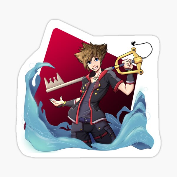 Vista previa del artículo con la obra «Sora Kingdom hearts 3», diseñado y vendido por LittleKanoh.