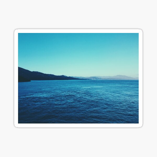 Lush Green Hills of Labadee Sticker