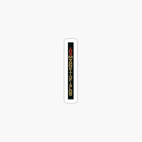 MAGNETIC FIELDS LOGO Sticker