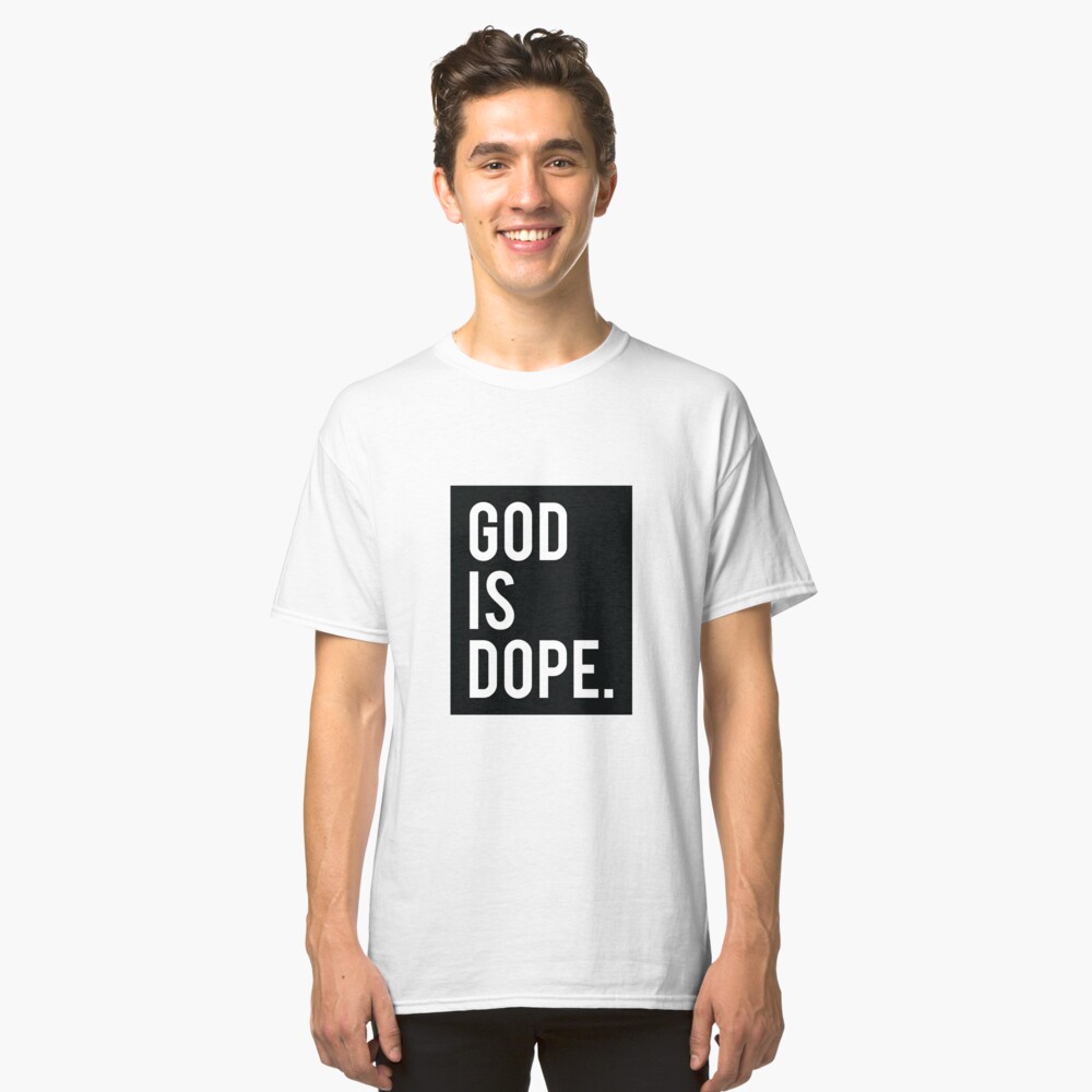 god is dope red shirt