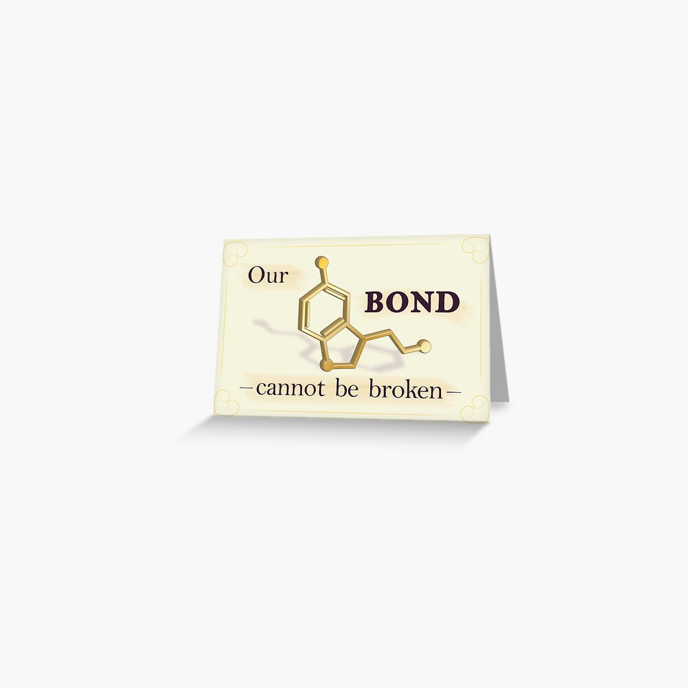 Our Bond Cannot Be Broken - Gold Seratonin Greeting Card