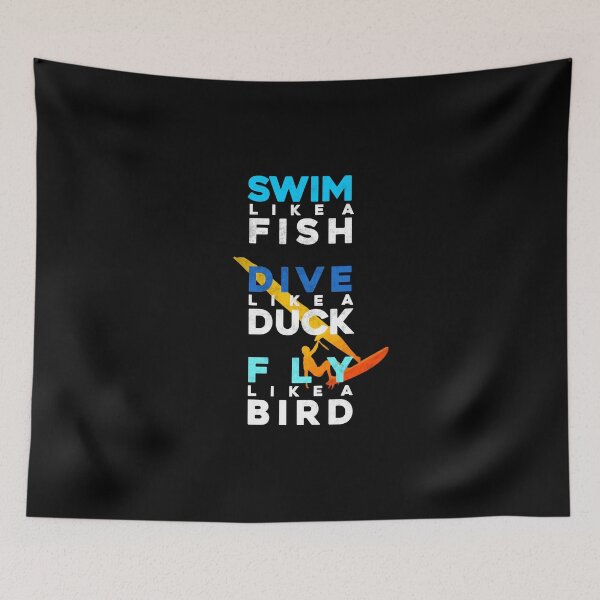 Item preview, Nadar Pescado Bucear Volar Volar Surfear Windsurf Mar designed and sold by bickhofe.