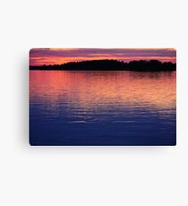 Close of a sunny summer day at the Baltic Sea Canvas Print