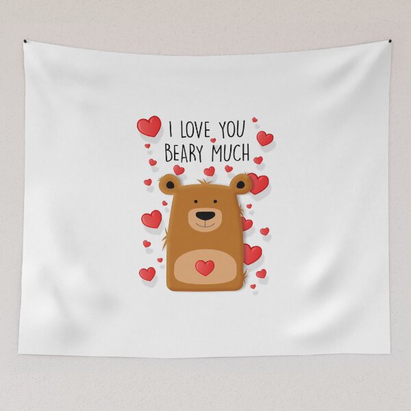Item preview, Baer love beary much love heart valentines day designed and sold by bickhofe.