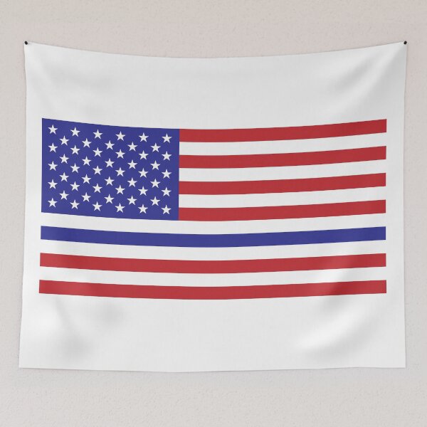 Item preview, usa police thin blue line flag designed and sold by tony4urban.
