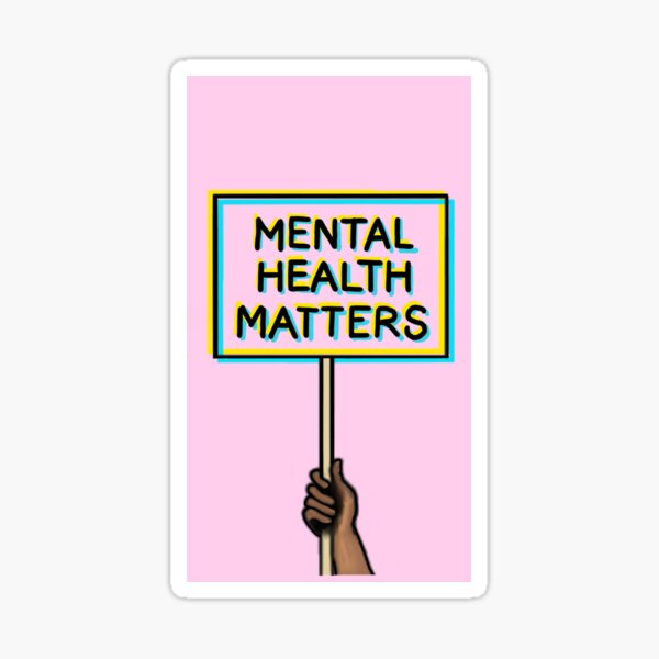 Item preview, mental health matters designed and sold by LittleFinds.