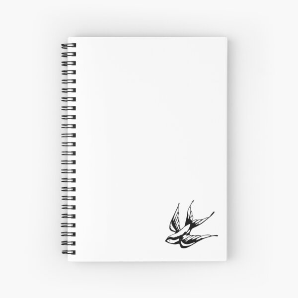 Swallow Tattoo Shawn Mendes Spiral Notebook