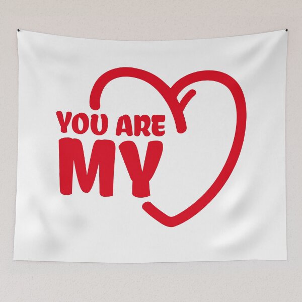 Item preview, You Are My Love Cute Partner Heart designed and sold by peter2art.