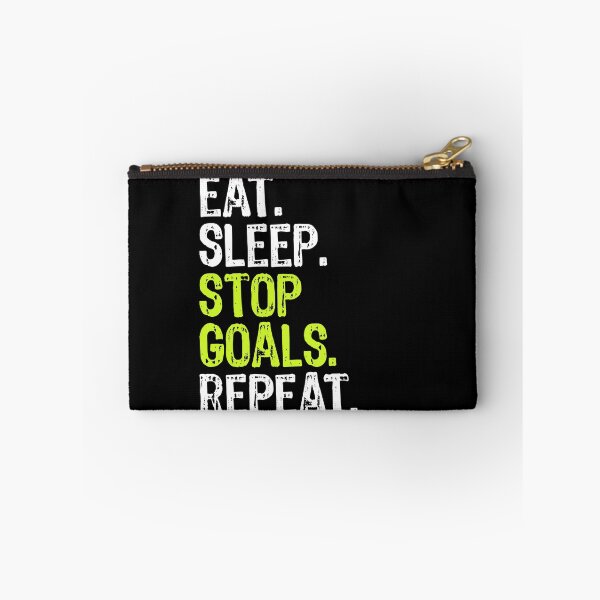 Item preview, Eat Sleep Stop Goals Repeat Goalie Design designed and sold by deni545.
