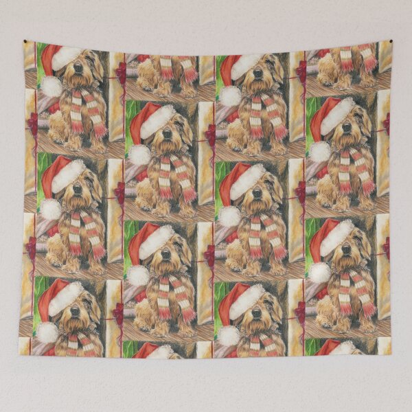 Item preview, Santa's Little Yelper designed and sold by BarbBarcikKeith.