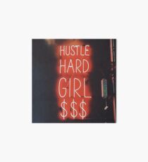 HUSTLE HARD Art Board Print