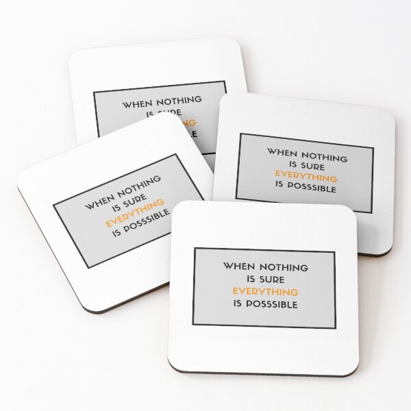 Item preview, When nothing is sure, everything is possible designed and sold by Inspirationmotivation.