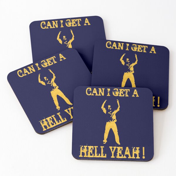 Item preview, Hell Yeah! (yellow) designed and sold by Spacemonkey Prints.