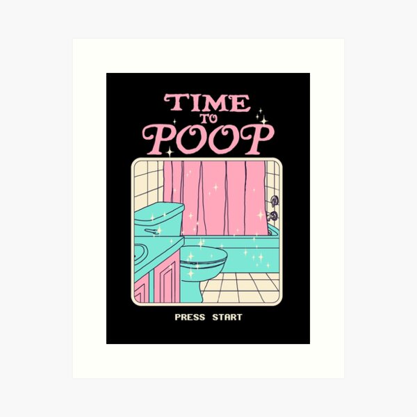 Item preview, Time To Poop designed and sold by Hillary White.