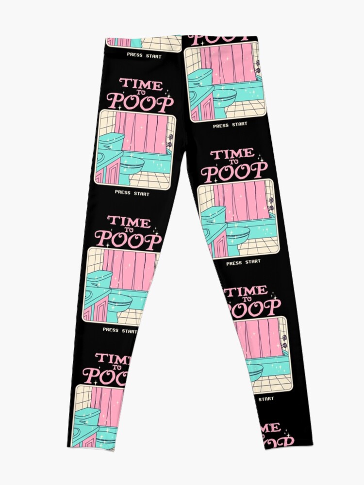 Alternate view of Time To Poop Leggings