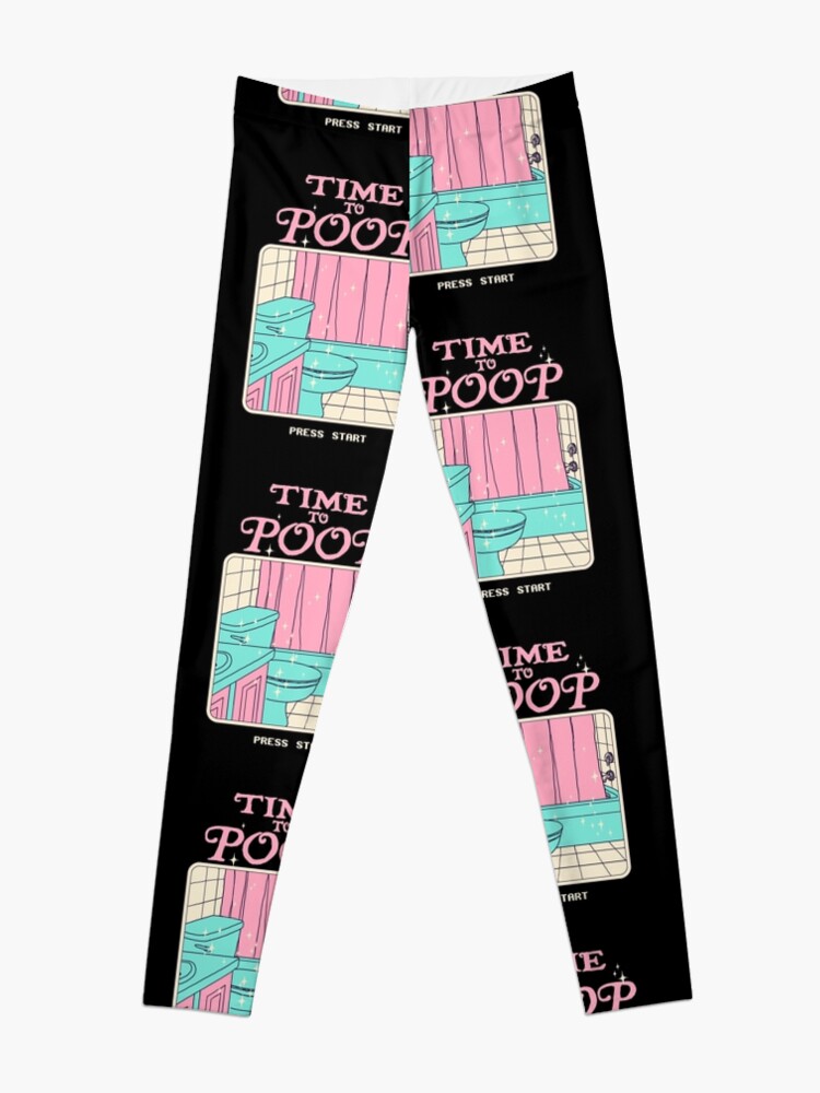 Alternate view of Time To Poop Leggings