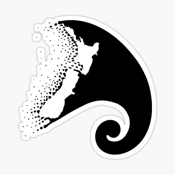 New Zealand Koru Sticker