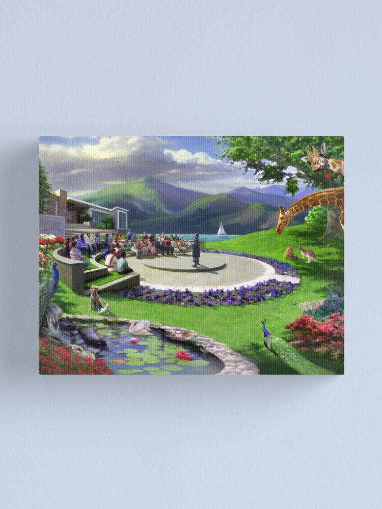 Alternate view of Theocratic Education in Paradise Canvas Print