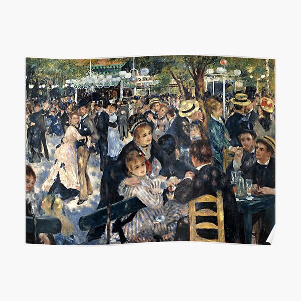Renoir - Bal du Moulin de la Galette Poster