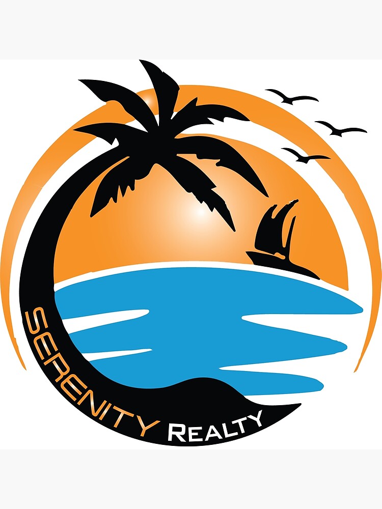 "Serenity Realty Logo " Photographic Print for Sale by AthenaContent
