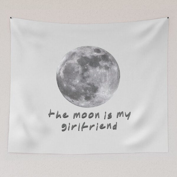 Item preview, the moon is my gf designed and sold by kalman69.