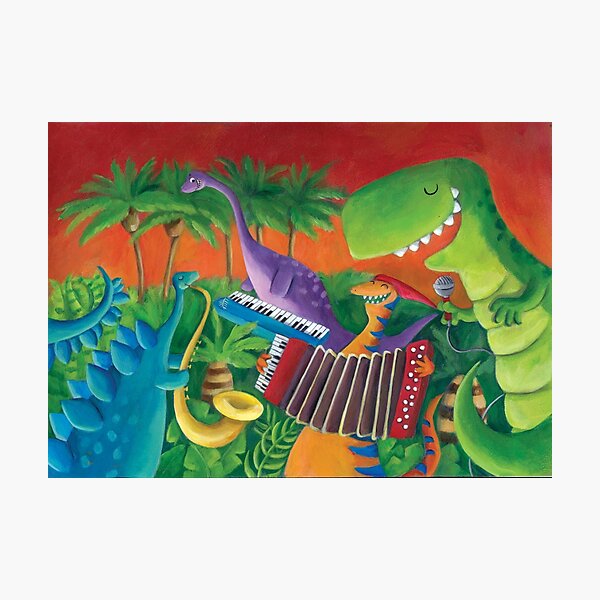 Item preview, Funky Dinosaur Band designed and sold by colonelle.