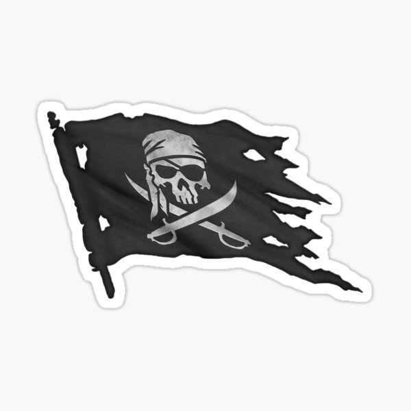 Item preview, Pirate Flag Jolly Roger designed and sold by Boneheadz.