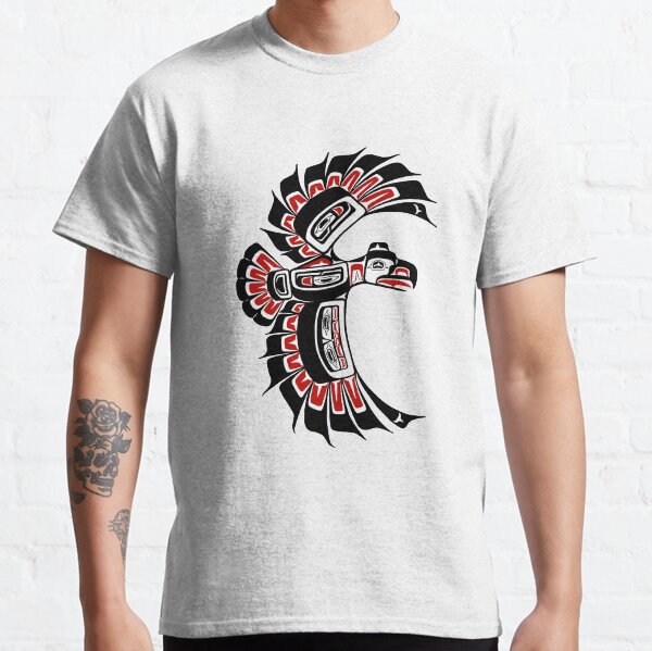 Tlingit Tsimshian Eagle, style PNW Alaska T-shirt classique