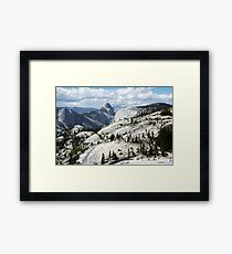 Half Dome in Yosemite National Park from Olmsted Point Framed Print