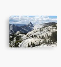 Half Dome in Yosemite National Park from Olmsted Point Metal Print