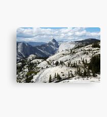 Half Dome in Yosemite National Park from Olmsted Point Canvas Print