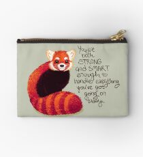 "Sie sind beide stark und intelligent genug" Red Panda Täschchen