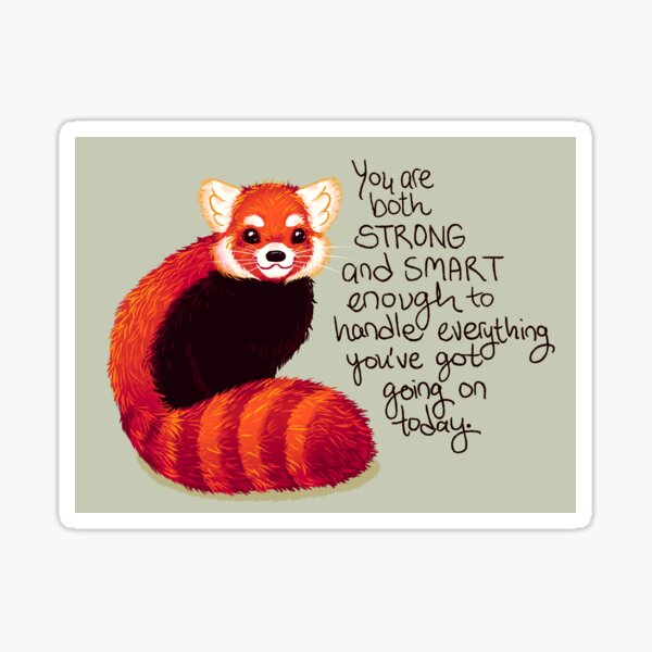 Artikel-Vorschau von "Sie sind beide stark und intelligent genug" Red Panda, designt und verkauft von thelatestkate.
