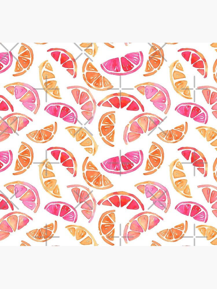 Hand Painted Watercolor Pattern - Citrus Slices by annieparsons