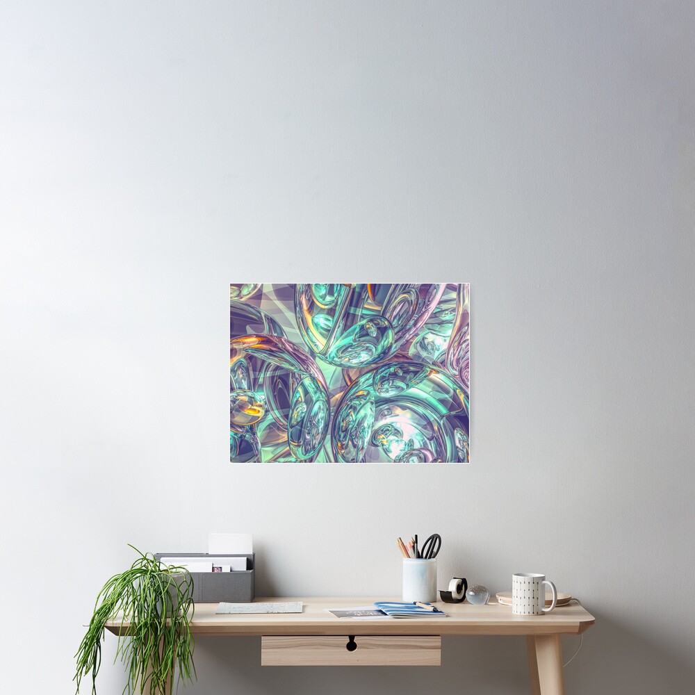 Reflections of 3D Mirrors Poster