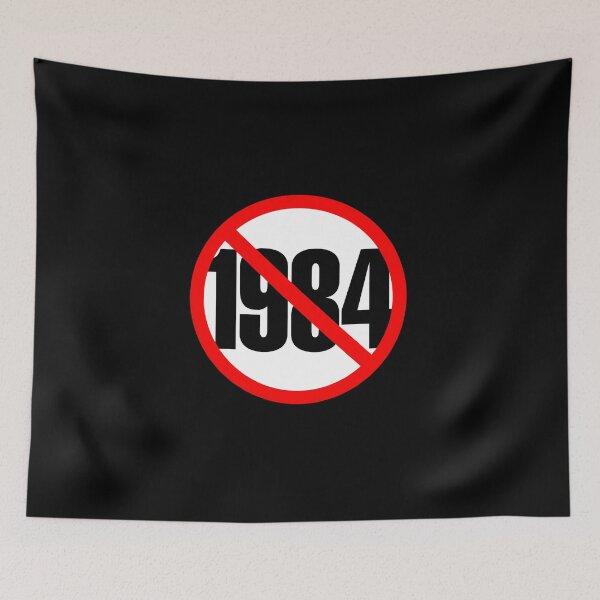 Item preview, 1984 Censorship Surveillance Police State Monitoring Supervision Freedom of Speech designed and sold by Mullet Monkey.