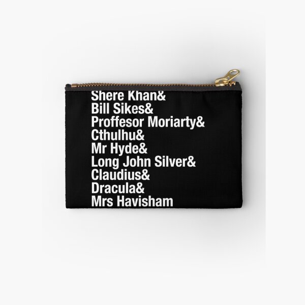 Item preview, Literatures Greatest Villains from the past, Bookworm typography list designed and sold by azule1.