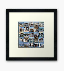 Pier And Jetty Collage Framed Print