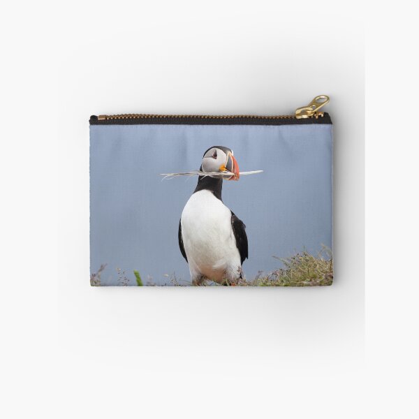 Item preview, Atlantic Puffin holding a feather designed and sold by mlorenz.
