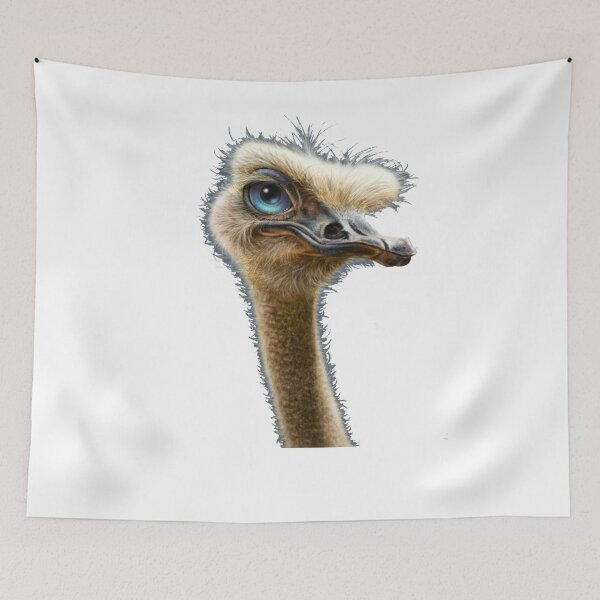 Item preview, Ostrich - Ostrich Painting - Ostrich Drawing - Bird Lover - Gift For Bird Lovers - Ostrich Shirt - Bird Shirt - Bird Painting - Emu designed and sold by Galvanized.