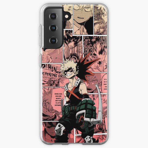 Étui pour téléphone Katsuki Bakugo Coque souple Samsung Galaxy