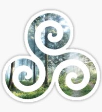 Forest Triskele Sticker