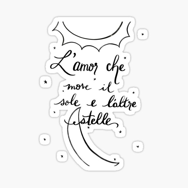 Item preview, L'amor che move  designed and sold by petitsbonheurs.