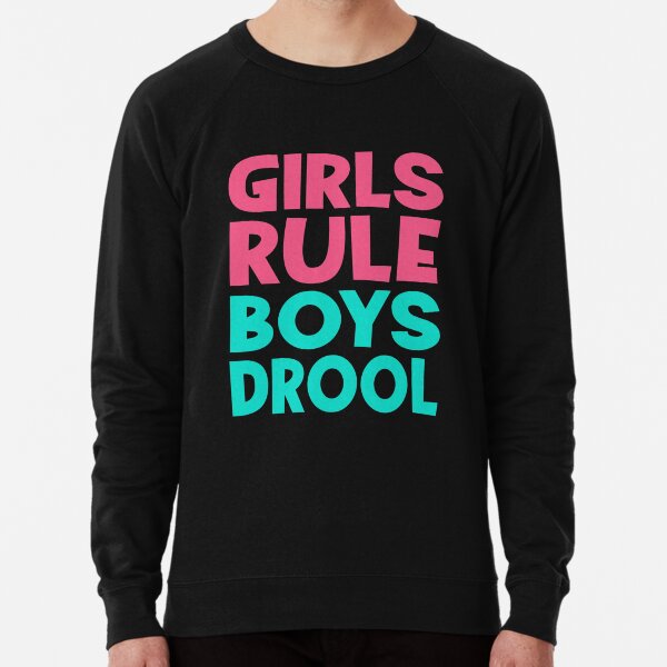 Cute Tee for Girls, Girls Rule, Boys Drool, Skull Girls, Girls