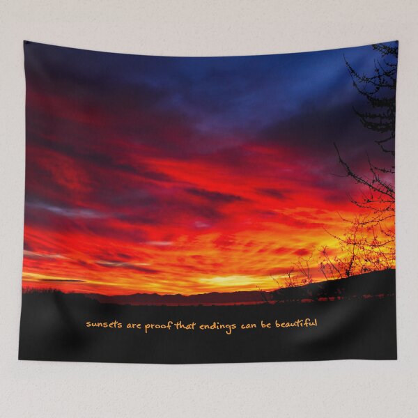 Item preview, Sunsets Are Proof That Endings Can Be Beautiful designed and sold by greenhumbirdcre.