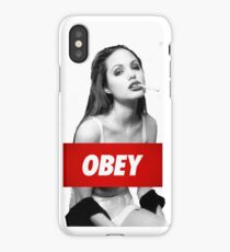 Angelina Jolie Obey iPhone Case/Skin