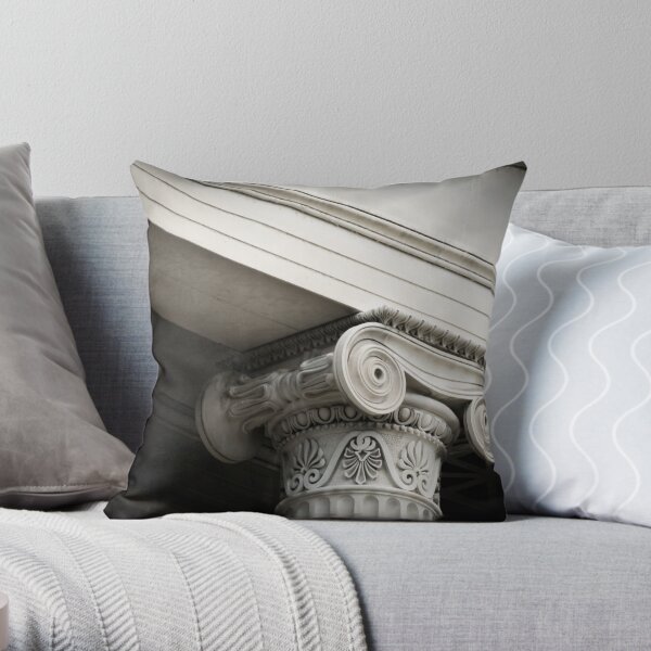 Ionic column, Tennessee capitol Throw Pillow